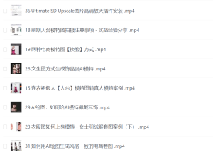 AI绘画·为电商图优化赋能，AI虚拟模特电商图实战，StableDiffusion电商图优化教程-网络宝藏