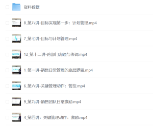 销售团队日常管理入微模式-网络宝藏
