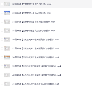 零基础淘宝电商视频实操课-网络宝藏