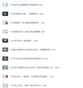 个人商业变现营精品线上课，从0到1升级个人商业模式，助你身价倍增，引爆赚钱力-网络宝藏